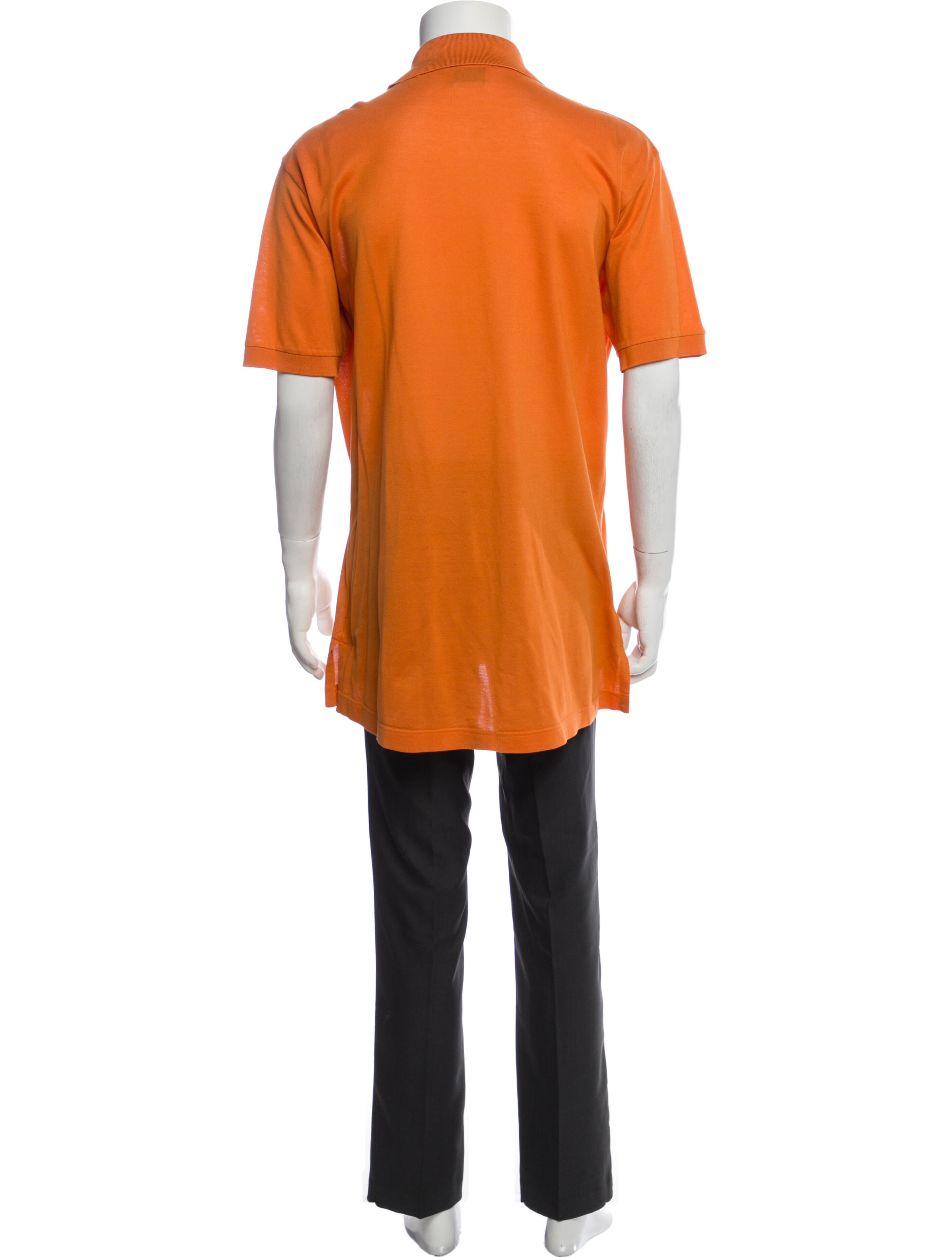 Hermès Collar Short Sleeve Polo Shirt